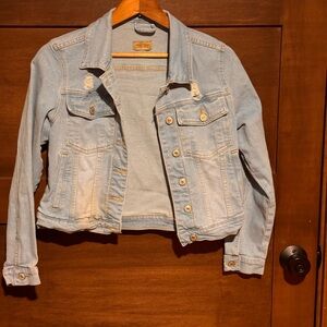 Stylish Light Blue Denim Jacket